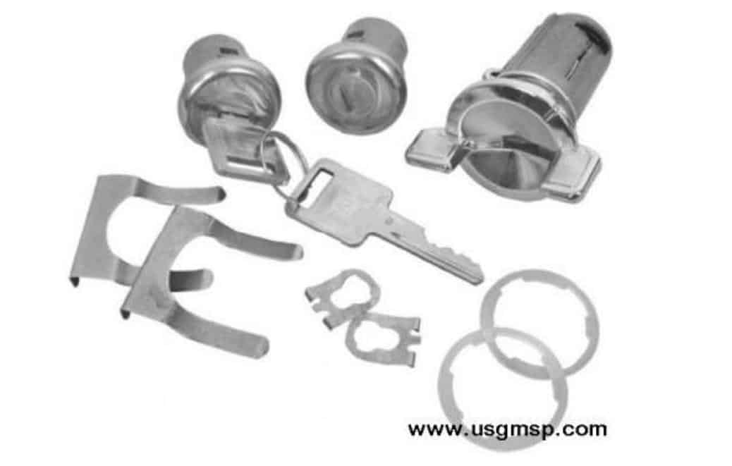 Lock Kit: 69-78F various GM Doors & Ignition